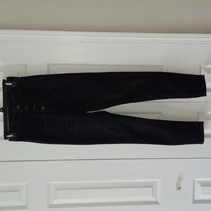 Shein high-waisted button fly black jeans